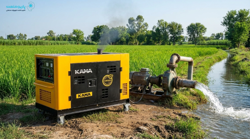 خرید موتور برق کاما دیزلی برای مصارف کشاورزی و صنعتی